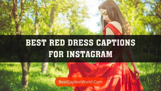 200 Best Red Dress Captions for Instagram  Red Dress Quotes