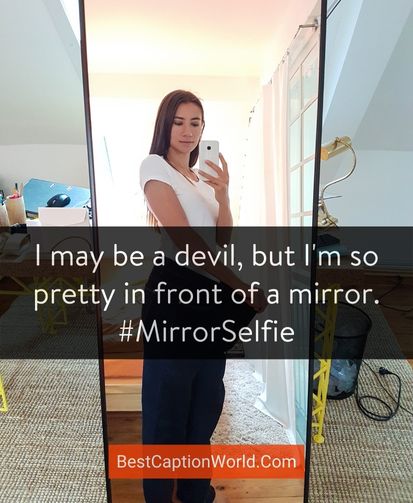 mirror-selfie-captions-for-instagram-for-girl