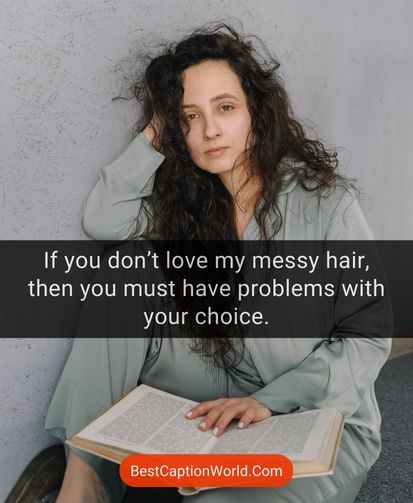 Embrace Messy Hair Poster  JUNIQE
